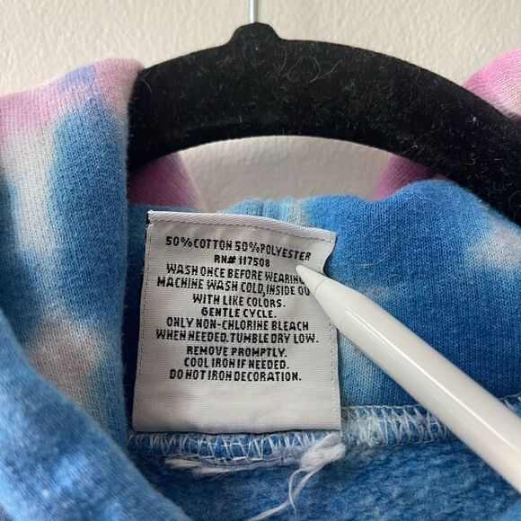 Harvard Hoodie Sweater Drawstring Tie Dye Pullover Women's Jacket Size Extra Sma - Picture 3 of 7